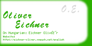 oliver eichner business card